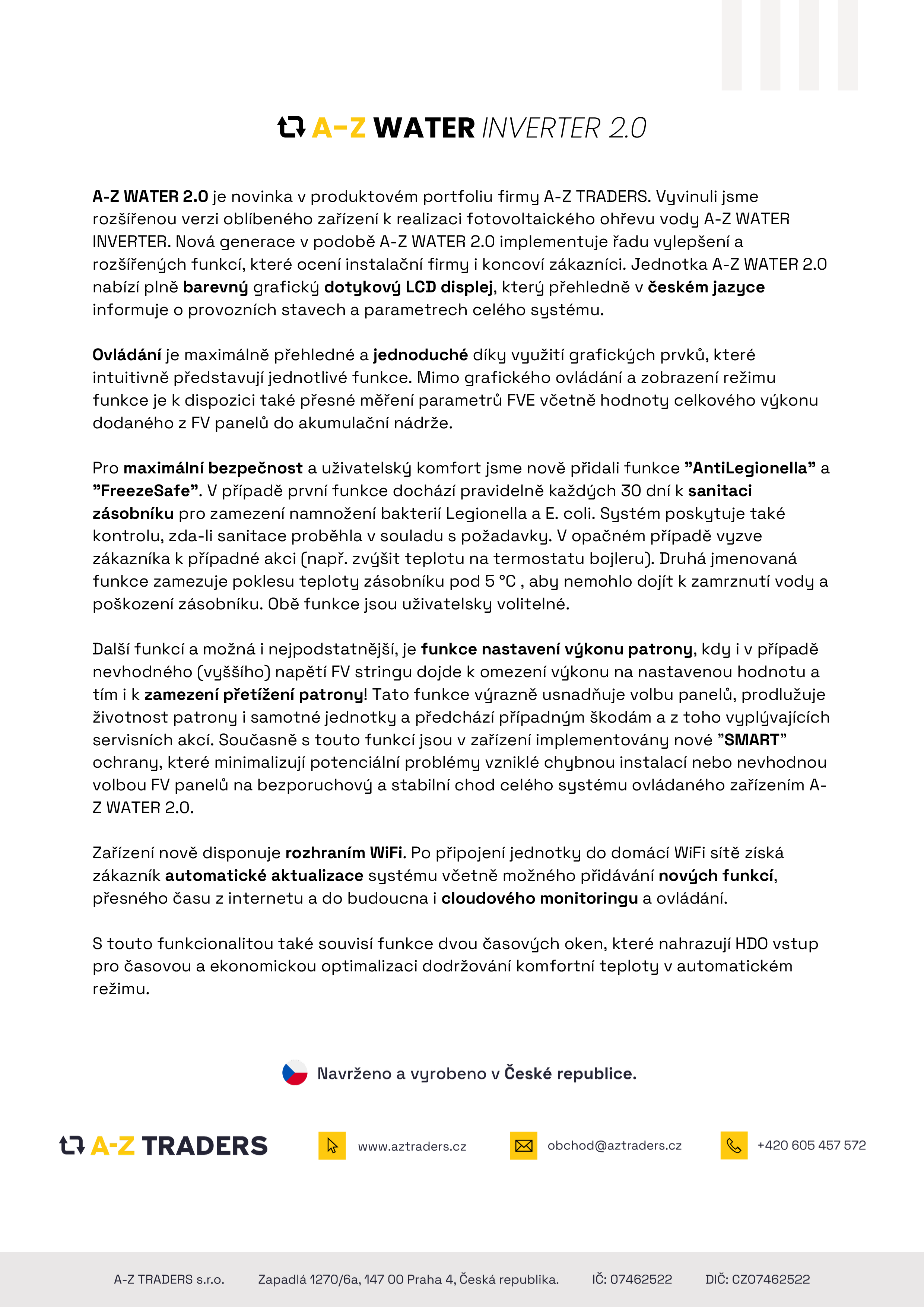 a z water inverter 2 0 datasheet 2