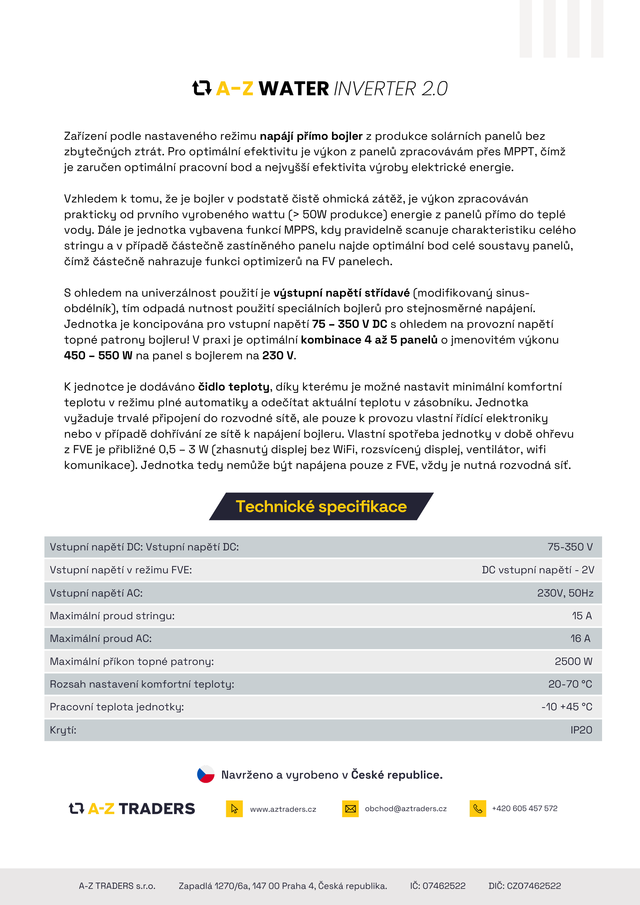 a z water inverter 2 0 datasheet 3