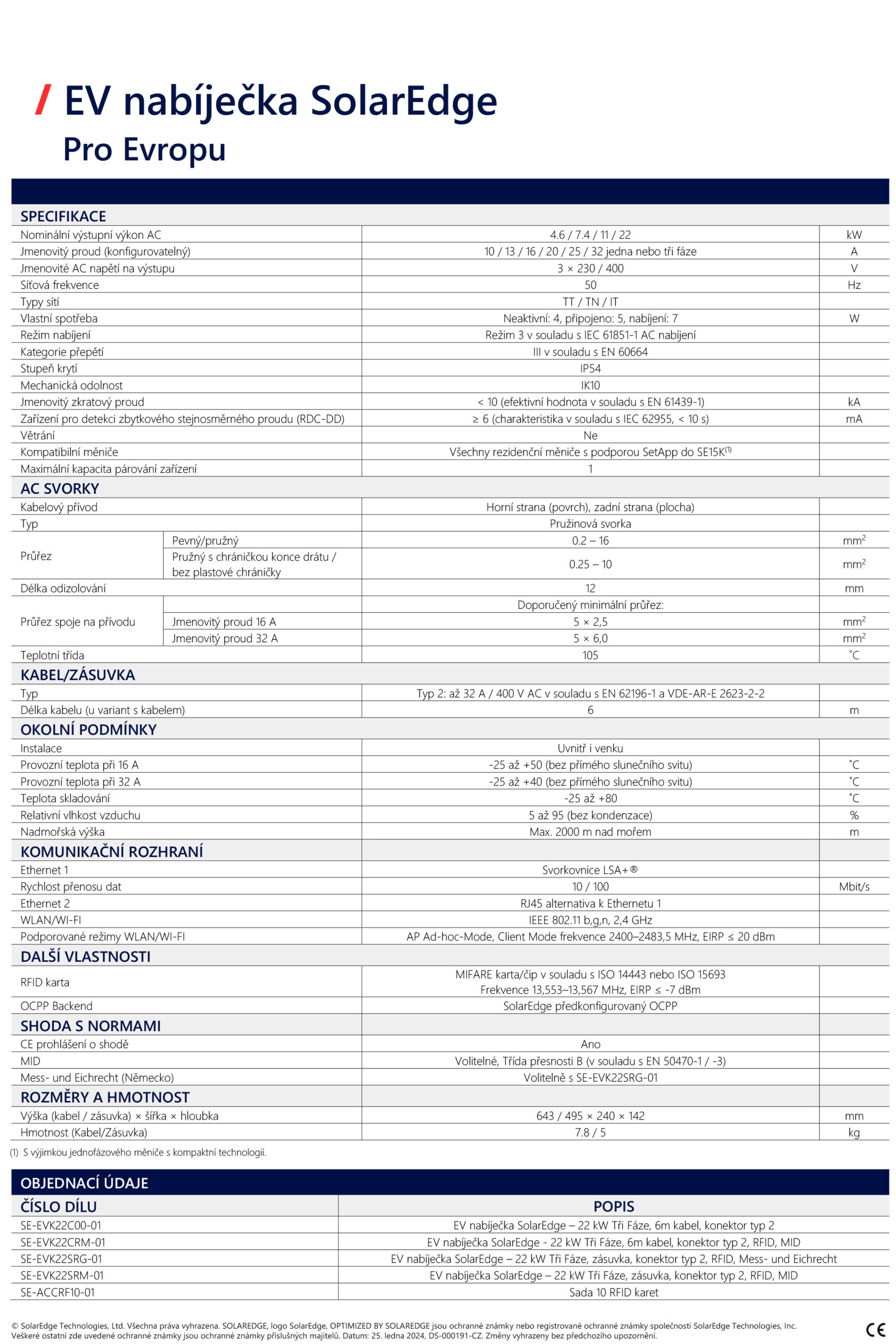 SolarEdge Home EV Charger Datasheet CZ 2 scaled