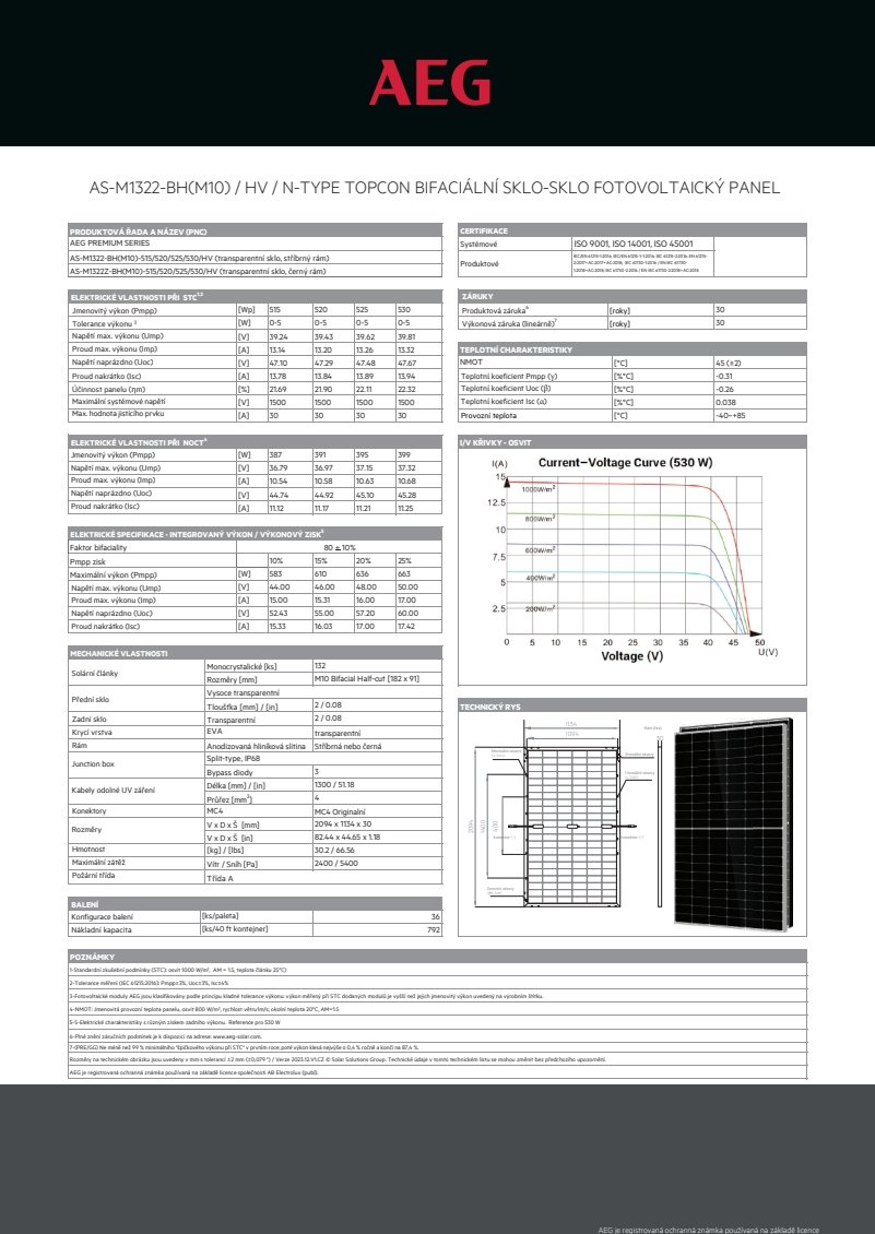 Aeg as-m1322z-bh(m10)-530/hv 1